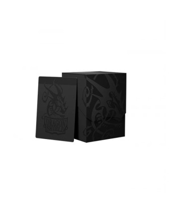 Caja de mazo Shadow Black Negro (100) - Dragon Shield