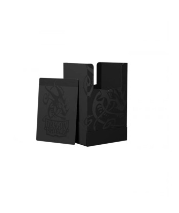 Caja de mazo Shadow Black Negro (100) - Dragon Shield