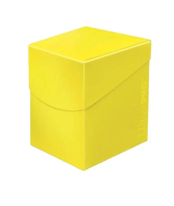 Caja de mazo Deck Box Eclipse Amarillo (100) - Ultra Pro