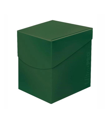 Caja de mazo Deck Box Eclipse Verde Oscuro (100) - Ultra Pro
