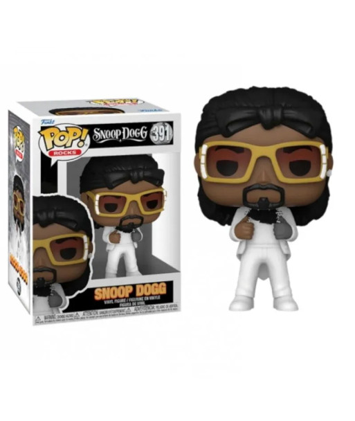 Figura Funko Pop Snoop Dogg 391 - Death Row Records - El Rey del West Coast con Elegancia Impecable