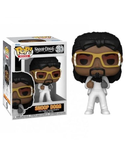 Figura Funko Pop Snoop Dogg 391 - Death Row Records - El Rey del West Coast con Elegancia Impecable