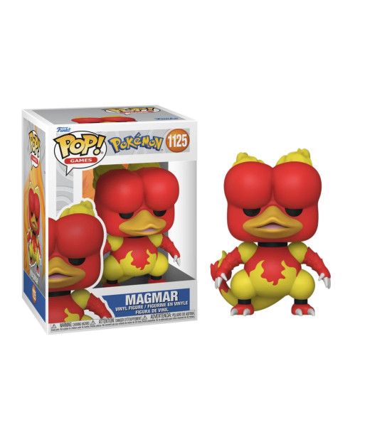Figura Funko Pop Magmar 1125 - Pokémon - El Poderoso Pokémon Escupifuego de Kanto
