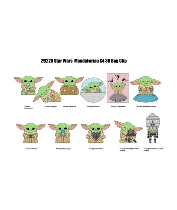 LLAVEROS SORPRESA - STAR WARS MANDALORIAN (Series 4) (1 UNIDAD)