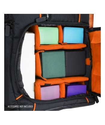 USA Gear MTG Mochila Naranja para Juegos de Mesa