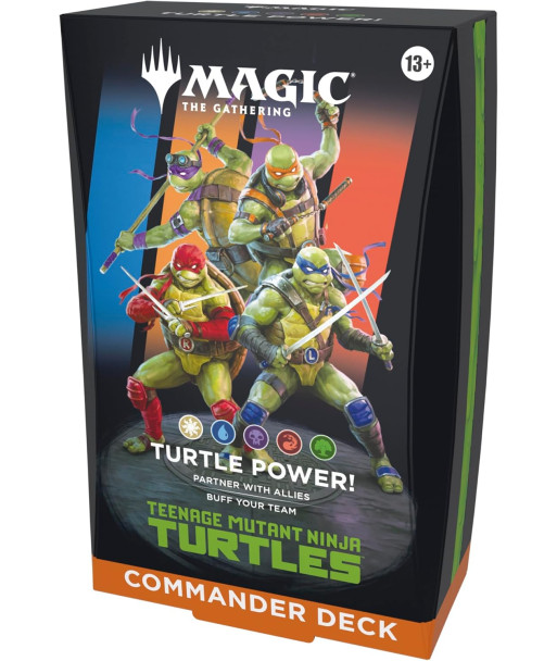Mazo de Commander Tortugas Ninja: Turtle Power! - Magic the Gathering (Inglés)