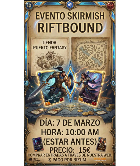 Torneo Skirmish Riftbound - Puerto Fantasy - ¡La batalla definitiva en la Grieta!