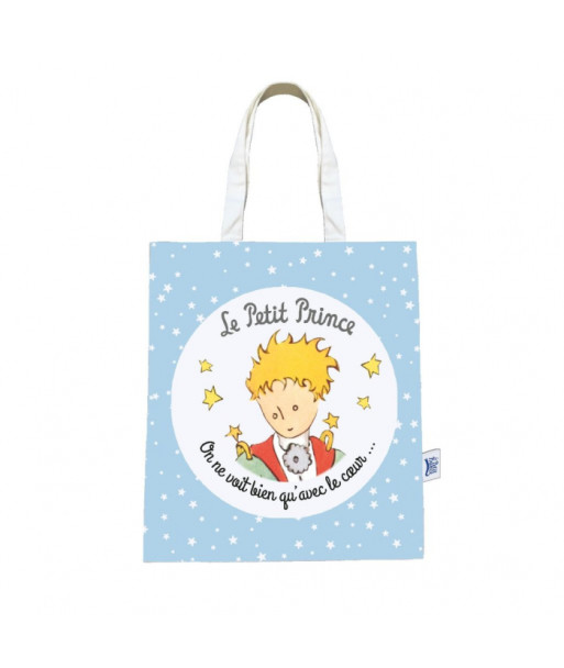 Bolsa de tela El Principito con estrellas (44x38cm)