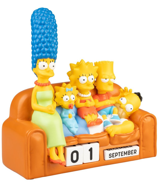 Calendario Perpetuo 3D The Simpsons Familia Resina