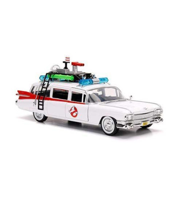 Réplica Coche Ecto-1 Metálico 1:24 - Ghostbusters - El Vehículo de Emergencia Paranormal