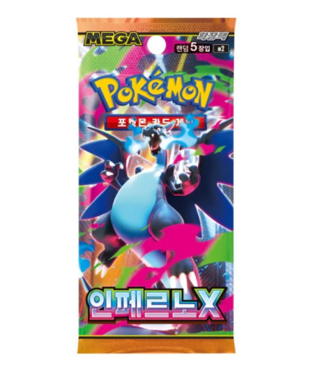 Pokemon TCG - SOBRE POKEMON INFERNO X - COREANO