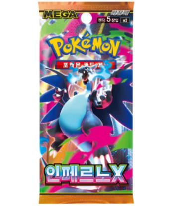 Pokemon TCG - SOBRE POKEMON INFERNO X - COREANO