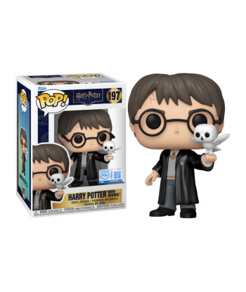 Figura Funko Pop Harry Potter con Hedwig 197 - Harry Potter - El Mago Más Famoso con su Fiel Compañera