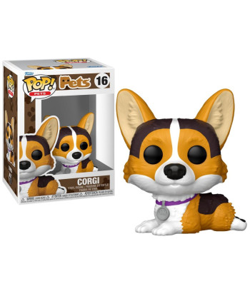 Figura Funko Pop Corgi 16 - Pets - El Perro Real más Adorable