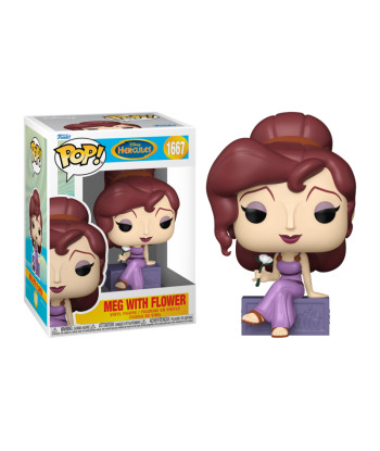 Figura Funko Pop Megara con Flor 1667 - Disney Hercules - La Heroína más Sarcástica e Independiente