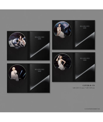 CD Blackpink Deadline (3rd Mini Album) 14x12cm - BLACKPINK - SILVER Ver. (ROSÉ) - La Voz más Dulce y Elegante del K-Pop