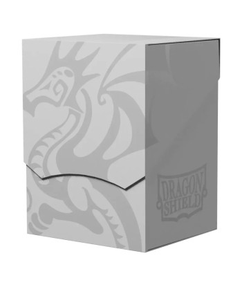 Caja de mazo Ashen White Blanco (100) - Dragon Shield