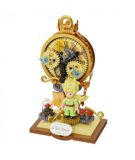 Set de construcción figurita Pantasy El Principito, reloj de bolsillo