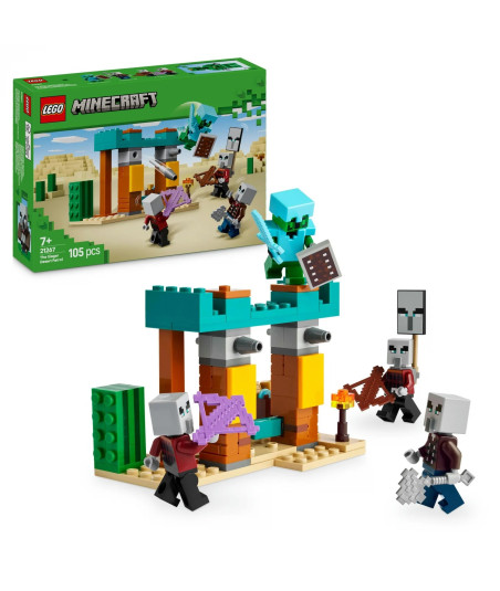LEGO Minecraft La Patrulla del Desierto de los Maldeanos