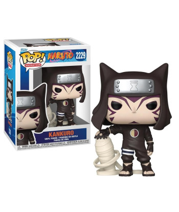 Figura Funko Pop Kankuro 2229 - Naruto - Con Marioneta Vendada y Pintura Facial