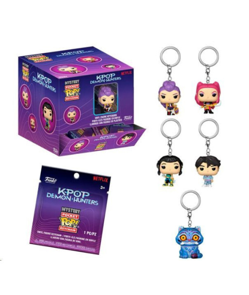 Llavero Funko Pocket Pop Mystery - Netflix K-Pop Demon Hunters - 1 Unidad Sorpresa Aleatoria 4 cm