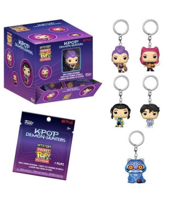 Llavero Funko Pocket Pop Mystery - Netflix K-Pop Demon Hunters - 1 Unidad Sorpresa Aleatoria 4 cm