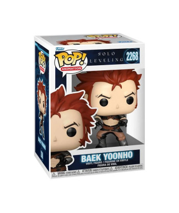 Figura Funko Pop Baek Yoonho 2268 - Solo Leveling - Cazador de Rango S en Pose de Ataque
