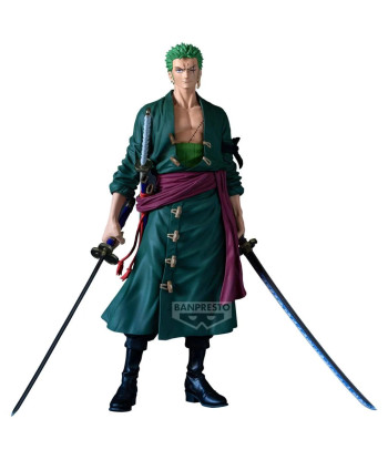 Figura Roronoa Zoro One Piece Premium The Anime 30cm - Banpresto Cel-Shaded Style