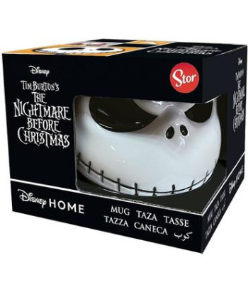 Taza 3D de cerámica Jack Skellington Pesadilla antes de Navidad 475ml
