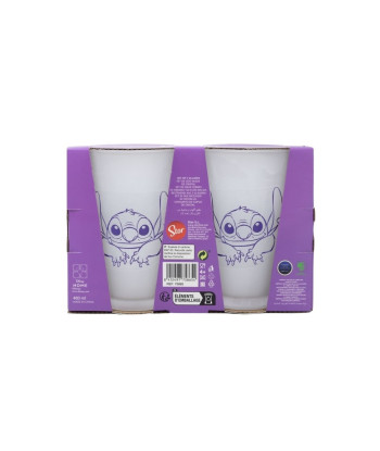 Set de 2 Vasos de Cristal Stitch (Vice Style) - 490 ml