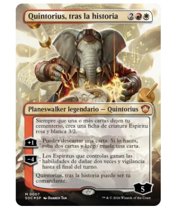 Mazo de Commander Secretos de Strixhaven: Espíritu de Sapiéntium - Magic The Gathering - ¡Despierta el Pasado! (Español)