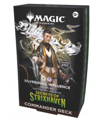 Mazo de Commander Secrets Of Strixhaven: Silverquill Influence - Magic the Gathering (Inglés)