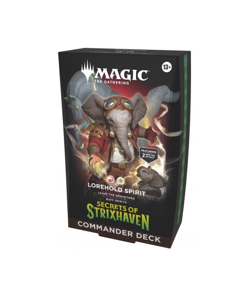 Mazo de Commander Secrets of Strixhaven: Lorehold Spirit - Magic The Gathering - ¡Despierta el Pasado! (Inglés)