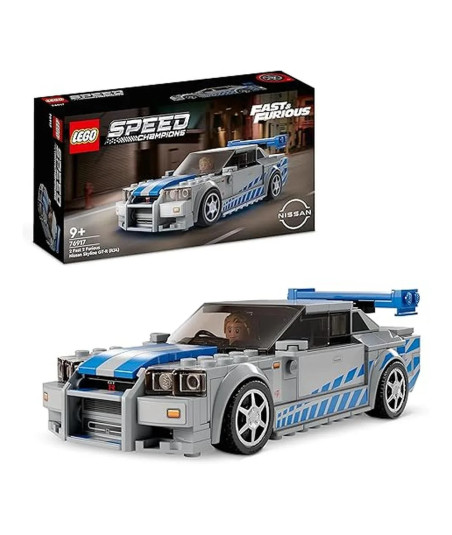LEGO Speed Champions Nissan Skyline GT-R (R34) de 2 Fast 2 Furious