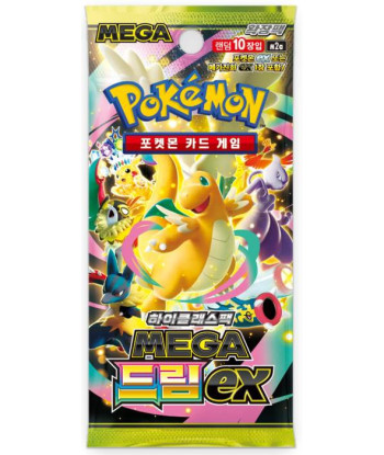 Pokemon TCG - SOBRE Pokemon MEGA DREAM EX - Coreano
