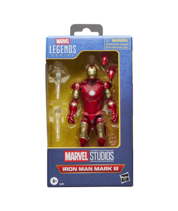 Figura Hasbro Iron Man Mark III - Marvel Legends Series - La Armadura que lo Inició Todo 15cm