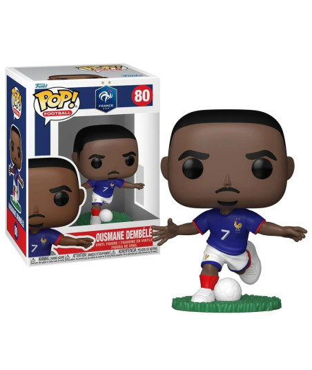 Figura Funko Pop Ousmane Dembélé 80 - POP! Football Francia - El Astro del Fútbol Francés en Acción