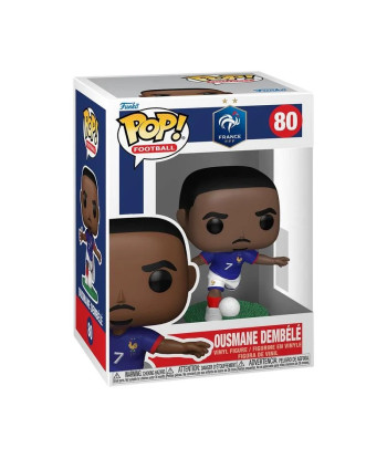 Figura Funko Pop Ousmane Dembélé 80 - POP! Football Francia - El Astro del Fútbol Francés en Acción
