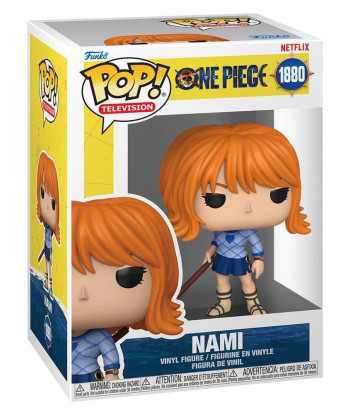 Figura Funko Pop Nami 1880 - One Piece Netflix - La Astuta Navegante del Live Action para tu Colección