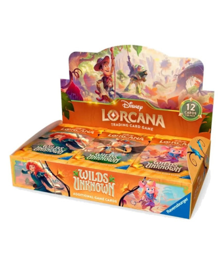 Caja De Sobres (24 Unidades) Wilds Unknown (Inglés) - Disney Lorcana