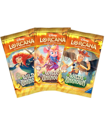 Caja De Sobres (24 Unidades) Wilds Unknown (Inglés) - Disney Lorcana