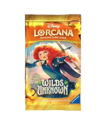 Disney Lorcana TCG: Wilds Unknown – Sobre Booster (Inglés)