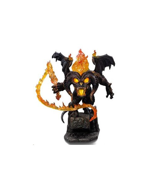Figura Iron Studios Balrog Minifigura - El Señor de los Anillos - El Látigo de Fuego de Moria 17cm