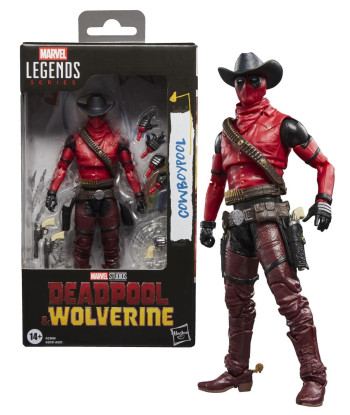 Figura Hasbro Marvel Legends Cowboypool - Deadpool & Wolverine - El Forastero Más Bocazas 15cm