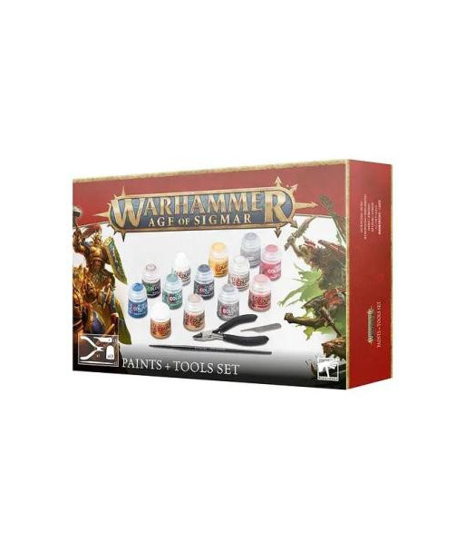 Warhammer Age Of Sigmar: Pinturas + Set De Herramientas