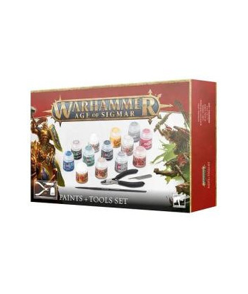 Warhammer Age Of Sigmar: Pinturas + Set De Herramientas