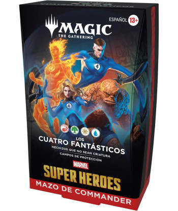 Mazo de Commander Marvel Super Heroes: Los Cuatro Fantásticos - Magic The Gathering (Español)