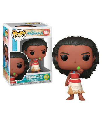 Figura Funko Pop Moana con Corazón de Te Fiti (Glows in the Dark) 1765 - Disney - La Luz del Océano