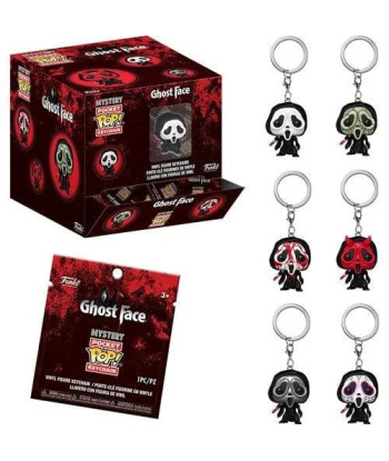 Llavero Pocket Funko Pop Mystery - Ghost Face (1 Unidad Sorpresa) - Terror en tu Bolsillo
