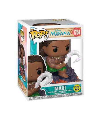 Figura Funko Pop Maui (Glows in the Dark) 1764 - Disney Moana - El Semidiós del Viento y el Mar